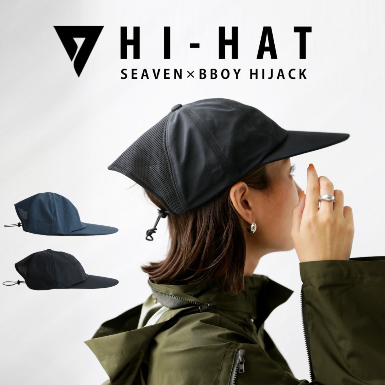 「SEAVEN」HI-HAT ハイハット キャップ 帽子・(500)メール便可【Z】