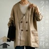 リネンジャケット ジャケット レディース アウター 送料無料・再販。メール便不可