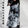 水彩花柄 ロングスカート スカート レディース 柄 送料無料・7月28日20時〜発売。(100)メール便可