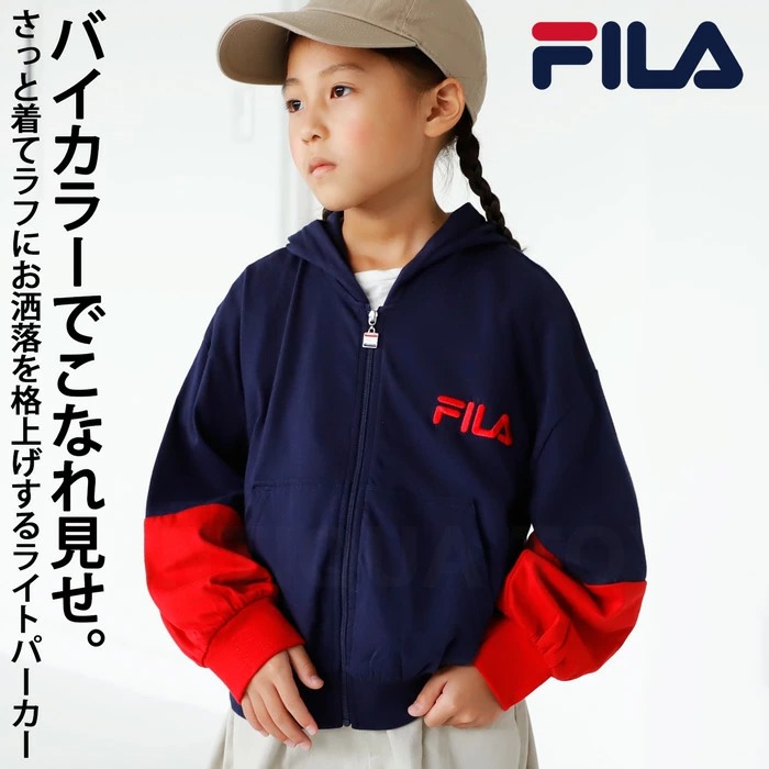  パーカー アウター FILA フィラ 長袖 子供服 キッズ・(100)メール便可 TOY