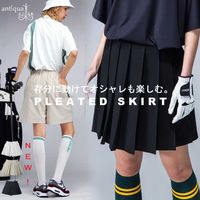 ANTIQUA GOLF×STCH ポケットデザインスカート レディース 送料無料・再
