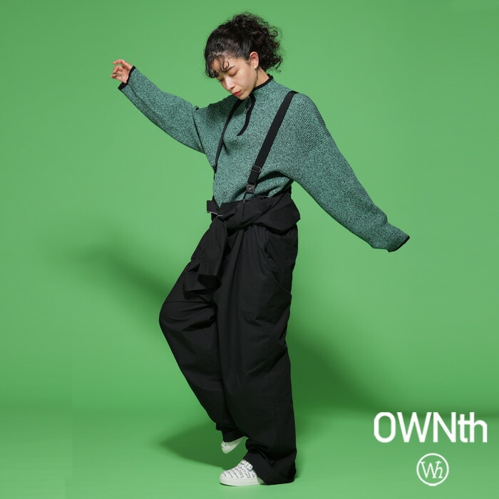 サスペンダー ジャンプスーツ レディース 綿100 送料無料・メール便