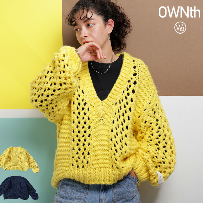 まとめて20％OFF！12日20時〜19日10時 ロービングヤーン メッシュ ニット レディース 長袖 送料無料・メール便不可 秋新作 ロービングヤーン メッシュ ニット レディース 長袖 送料無料・メール