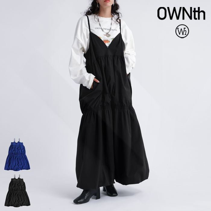 バルーンヘム キャミワンピース レディース ワンピース 送料無料・(500)メール便可