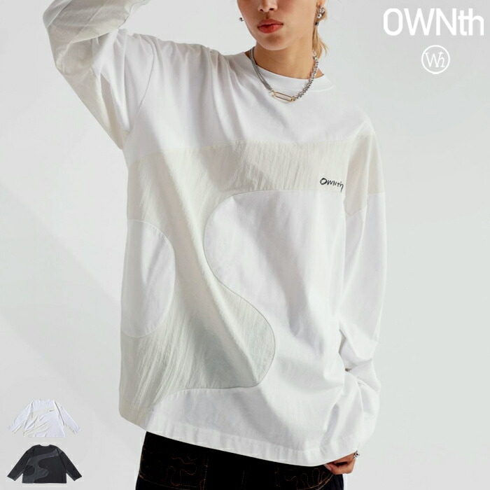 ウェーブラインドッキングロンT ユニセックス 綿100 送料無料・(100)メール便可