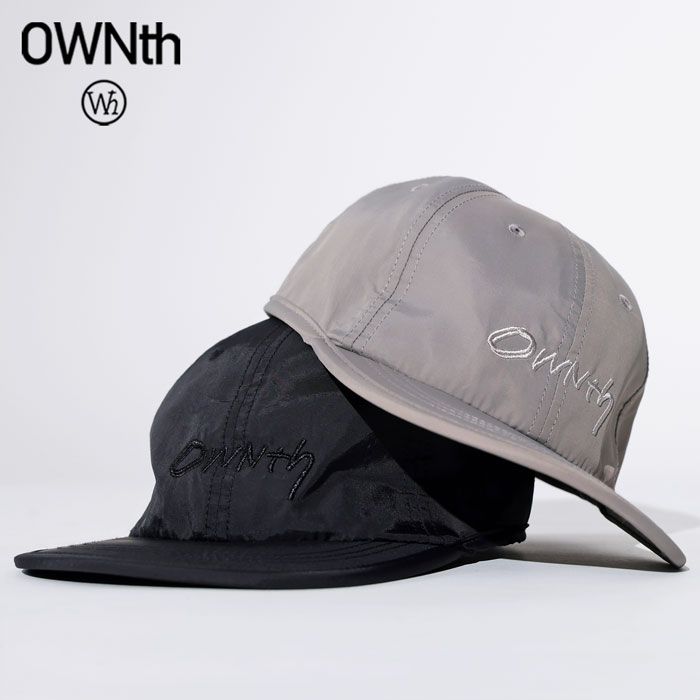 刺繍ロゴ ナイロンキャップ 帽子 レディース ロゴ 送料無料・メール便不可