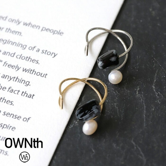 アクセ送料無料 天然石パール リング レディース 指輪 華奢・(50)メール便可