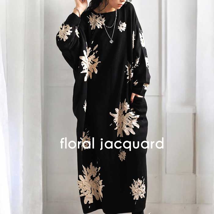 ドルマンニットワンピ ワンピース レディース ロング 送料無料・メール便不可