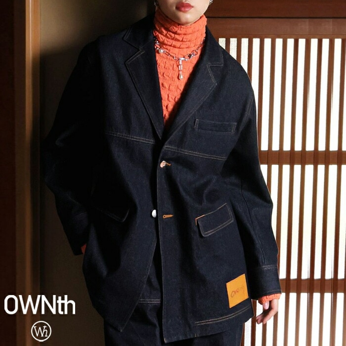 デニム テーラードジャケット ユニセックス 長袖 送料無料・メール便不可 秋新作 デニム テーラードジャケット ユニセックス 長袖 送料無料・メール便