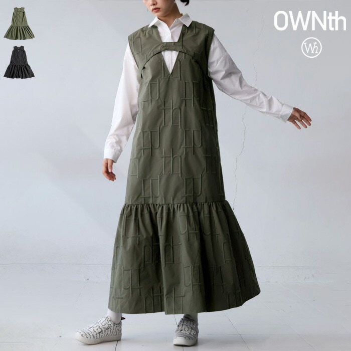 モノグラム レイヤード ワンピース レディース 送料無料・メール便不可