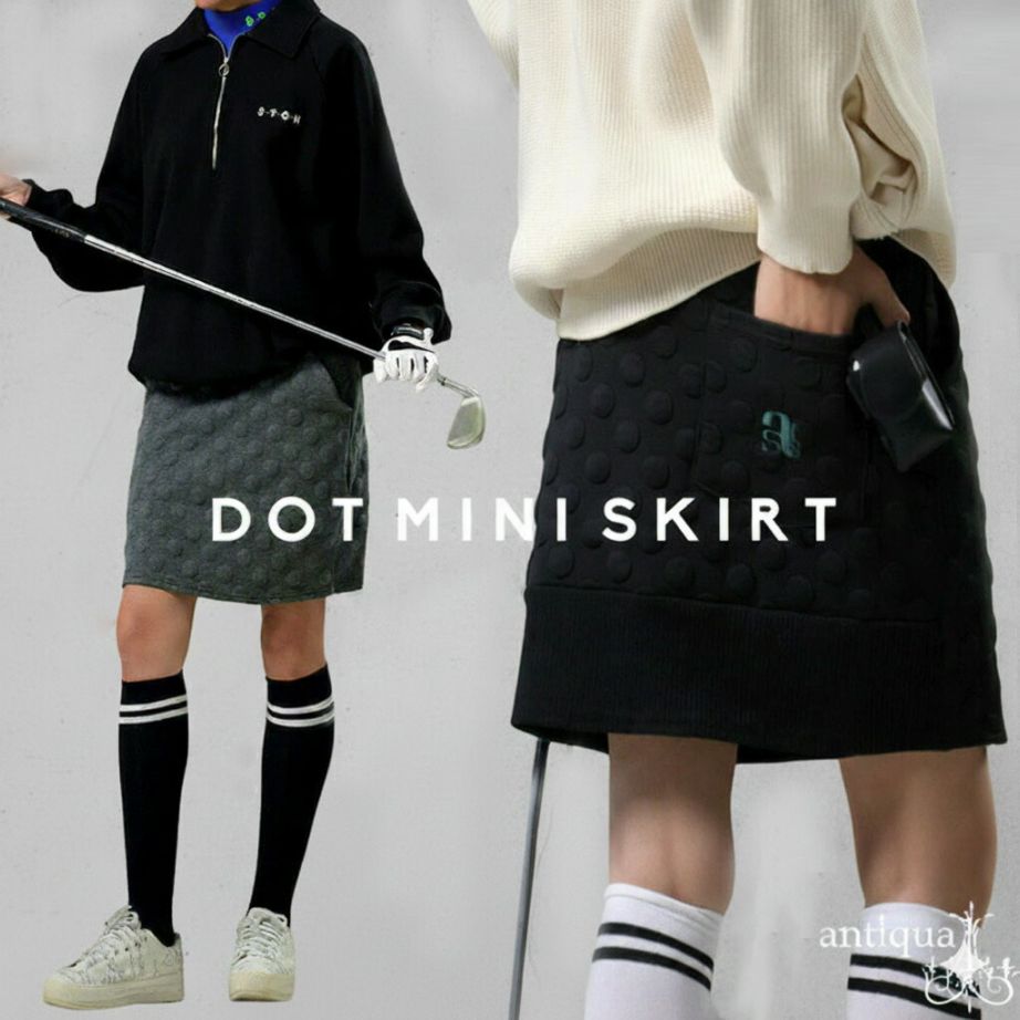ANTIQUA GOLF×STCH スカート レディース 送料無料・再入荷 メール便