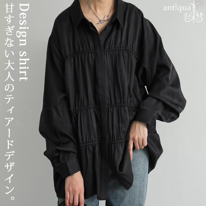 ティアードシャツ シャツ レディース トップス 送料無料・メール便不可