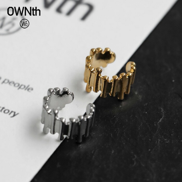 アクセ送料無料 ニュアンス イヤーカフ レディース 片耳用・(80)メール便可