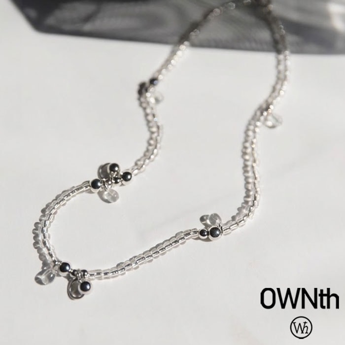 アクセ送料無料 ビーズ ネックレス レディース ニッケルフリー・(30)メール便可