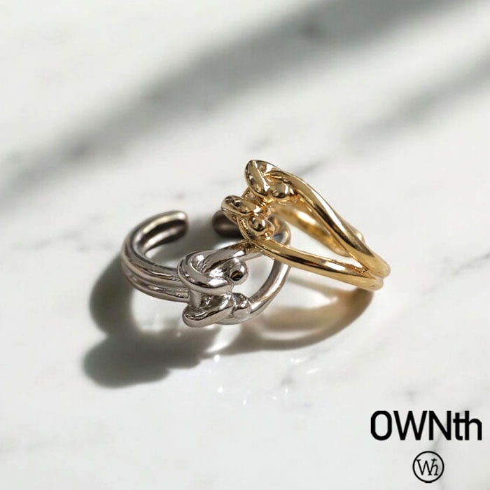 アクセ送料無料 リング 指輪 レディース ノットデザイン アクセ・(50)メール便可