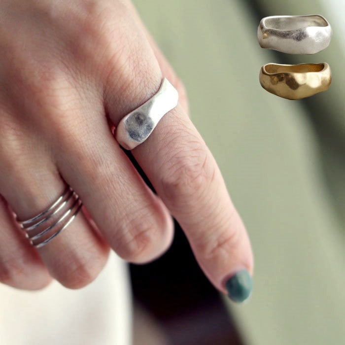 アクセ送料無料  指輪 アクセサリー リング 金属アレルギー対応 ニッケルフリー シルバー ゴールド デザイン ニュアンス ヴィンテージ シック 大人 レディース おしゃれ 上品 パーティー 誕生日 プレゼント・(10)メール便可