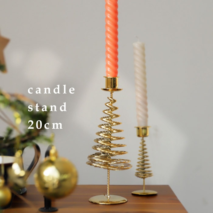 クリスマスツリー キャンドル  キャンドルツリー キャンドル立て ツリー型キャンドル立て キャンドルスタンド テーブル用キャンドルツリー クリスマス雑貨 卓上 テーブル装飾 ゴールド 置物 北欧風 アンティーク おしゃれ お祝い 誕生日プレゼント・メール便不可