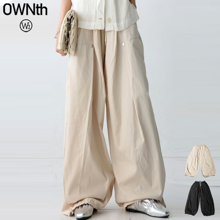 サーカスパンツ レディース ボトムス パンツ タック 送料無料・メール便不可