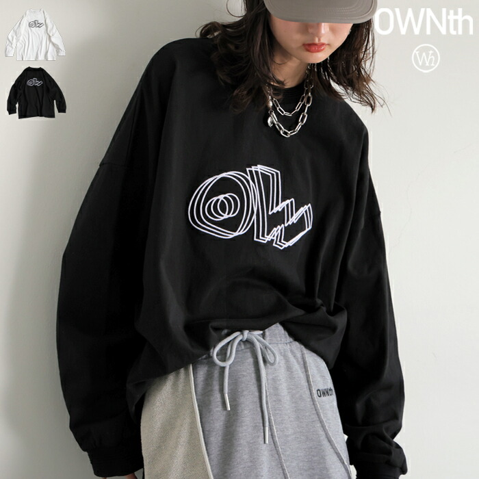 ふくれロゴTシャツ ユニセックス 長袖 綿100 送料無料・メール便不可