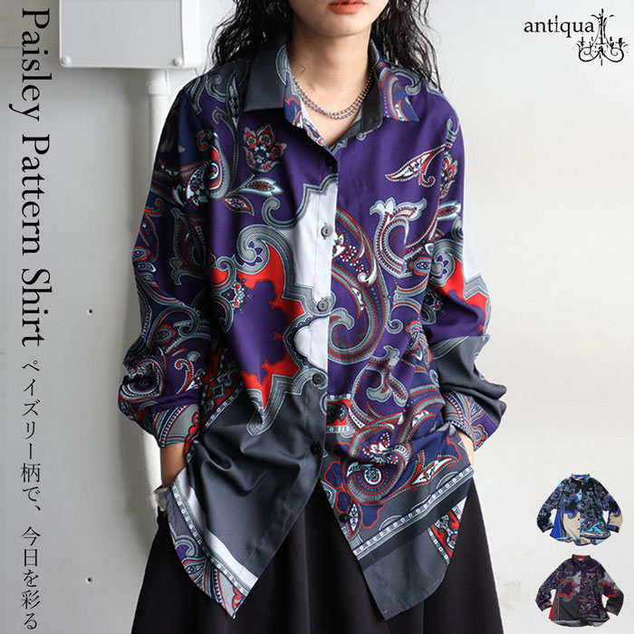 黒ゆったりボタン付スリーブ　ポリエステル100% F patterntorso antiqua 「antiqua」 「patterntorso」ノースリーブブラウス