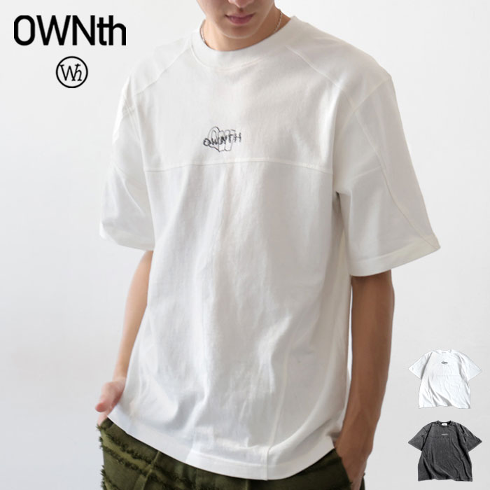 リブ 切替 ビッグTシャツ メンズ トップス 半袖 送料無料・(50)メール便可