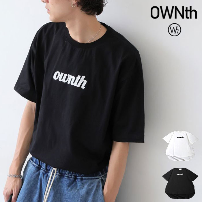 ロゴ刺繍 Tシャツ メンズ トップス 半袖 フェルト 送料無料・(100)メール便可