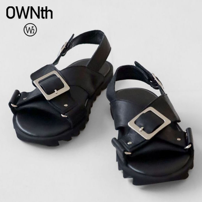 本革 シャークソール サンダル メンズ 厚底 靴 送料無料・メール便不可