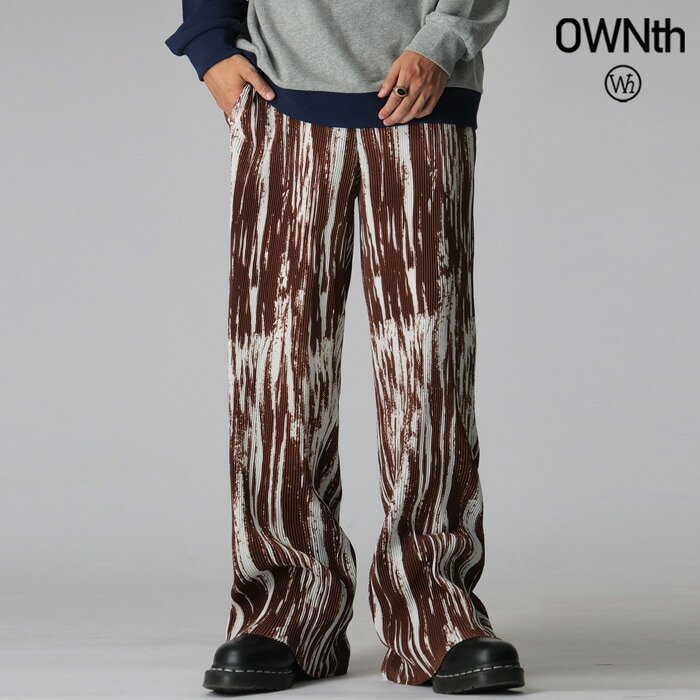 セルフカット 柄パンツ メンズボトムス ロング 送料無料・メール便不可