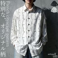 マーブル柄シアーシャツ シャツ レディース トップス 長袖・再再販