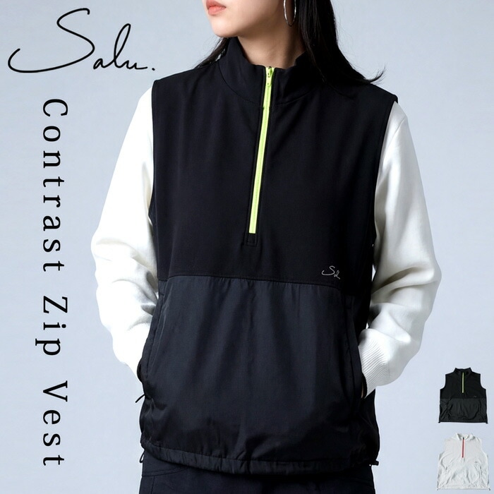 街でも着たいベスト。ゴルフウェア ベスト レディース ノースリーブ 無地 送料無料・(100)メール便可