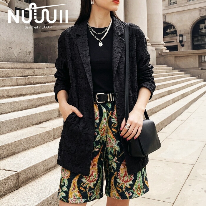 【予約：4月下旬納期】シャツみたいな、ジャケット？テーラードジャケット レディース 長袖 綿100 送料無料・(100)メール便可