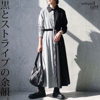 ワンピース トップス ドット ドット柄 水玉 レーヨン キーネック V