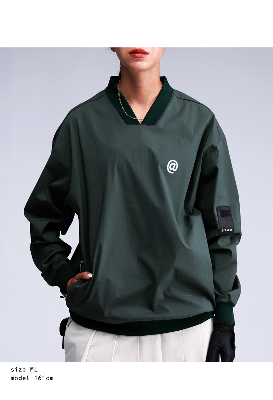 STCH スウェット　サイズL 未使用 予約：10月上旬納期】ANTIQUA GOLF×STCH ロゴ トップス 送料無料
