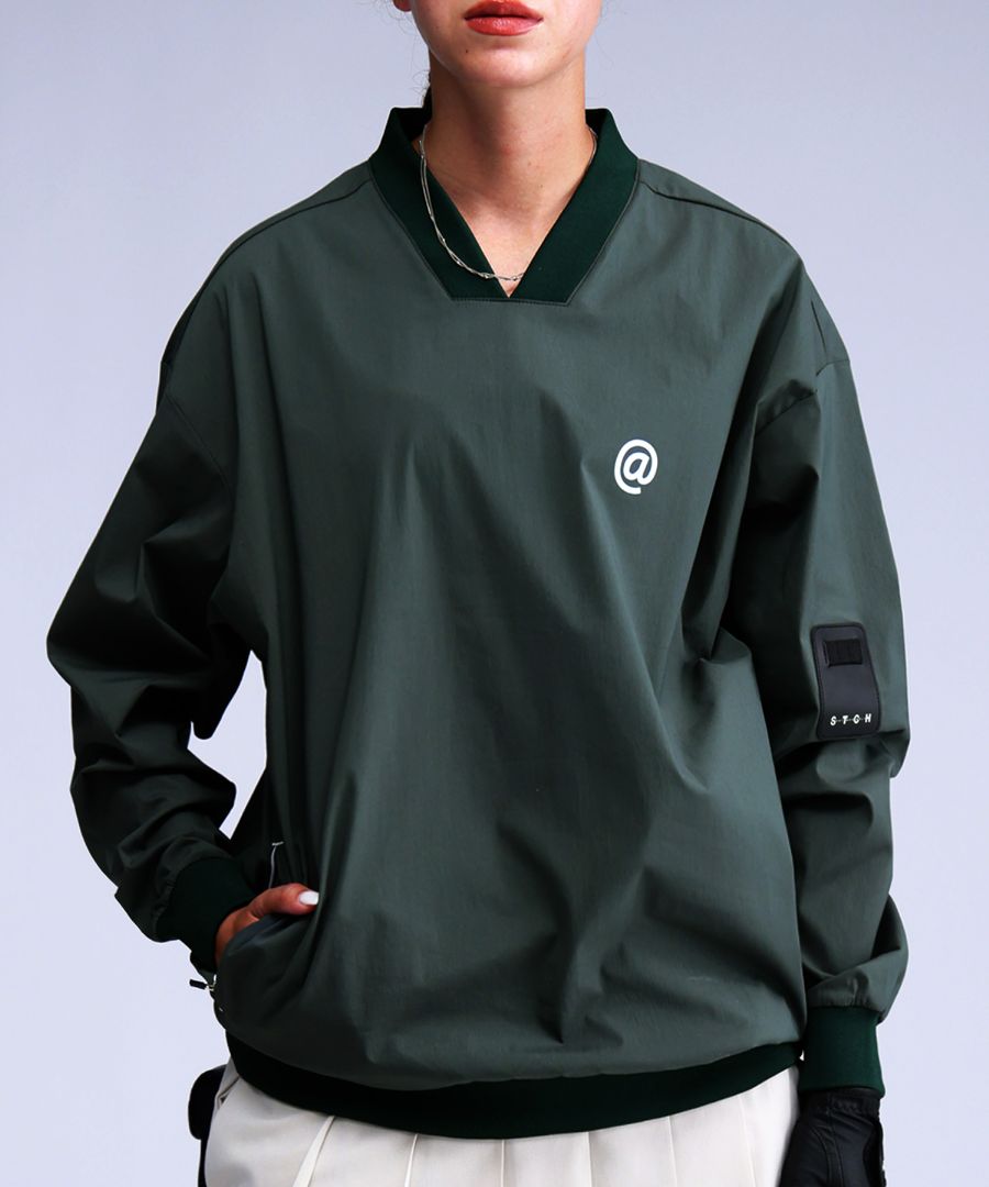 予約：10月上旬納期】ANTIQUA GOLF×STCH ロゴ トップス 送料無料