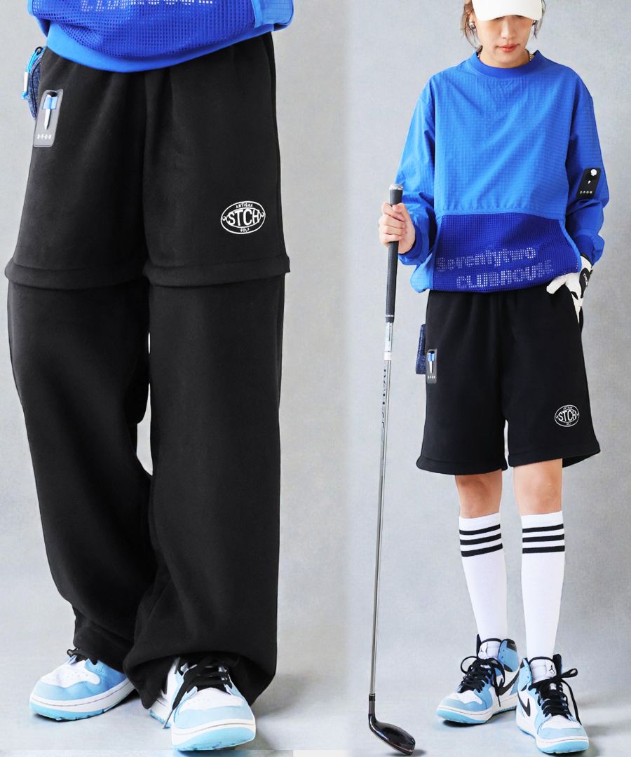 ANTIQUA GOLF×STCH 裏起毛パンツ レディース 送料無料・メール便不可