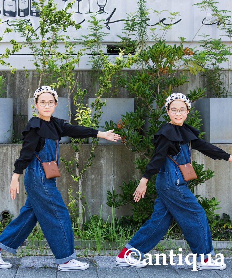 りんあんちゃんコラボ トップス ブラウス フリルブラウス 長袖 子供服  