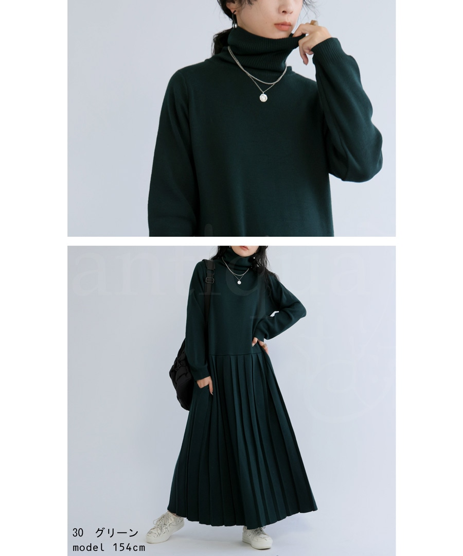 ワンピース bonjour diary green velvet tunic 6Y LILI et NENE キッズ BONJOUR 2024SS KIDS TUNIQUE Denim 8A