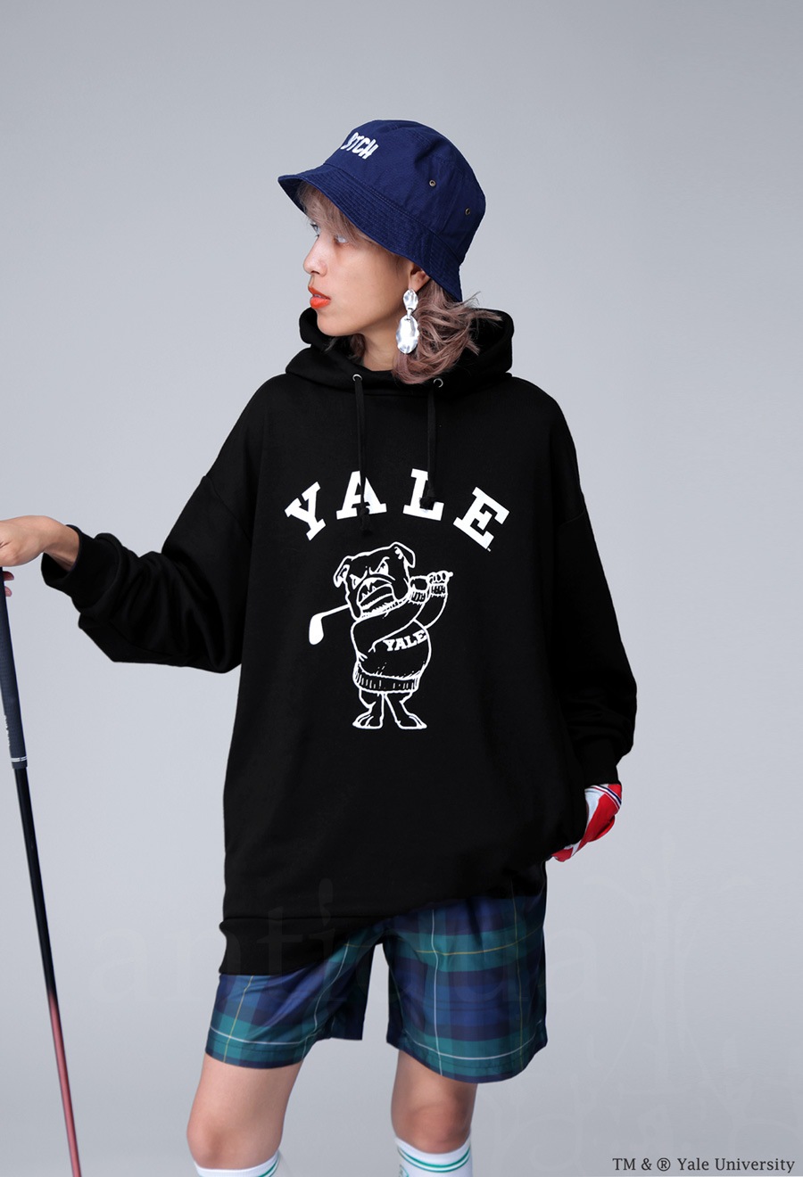 別注 YALE ANTIQUA GOLF 裏毛パーカー メンズ 送料無料・再販