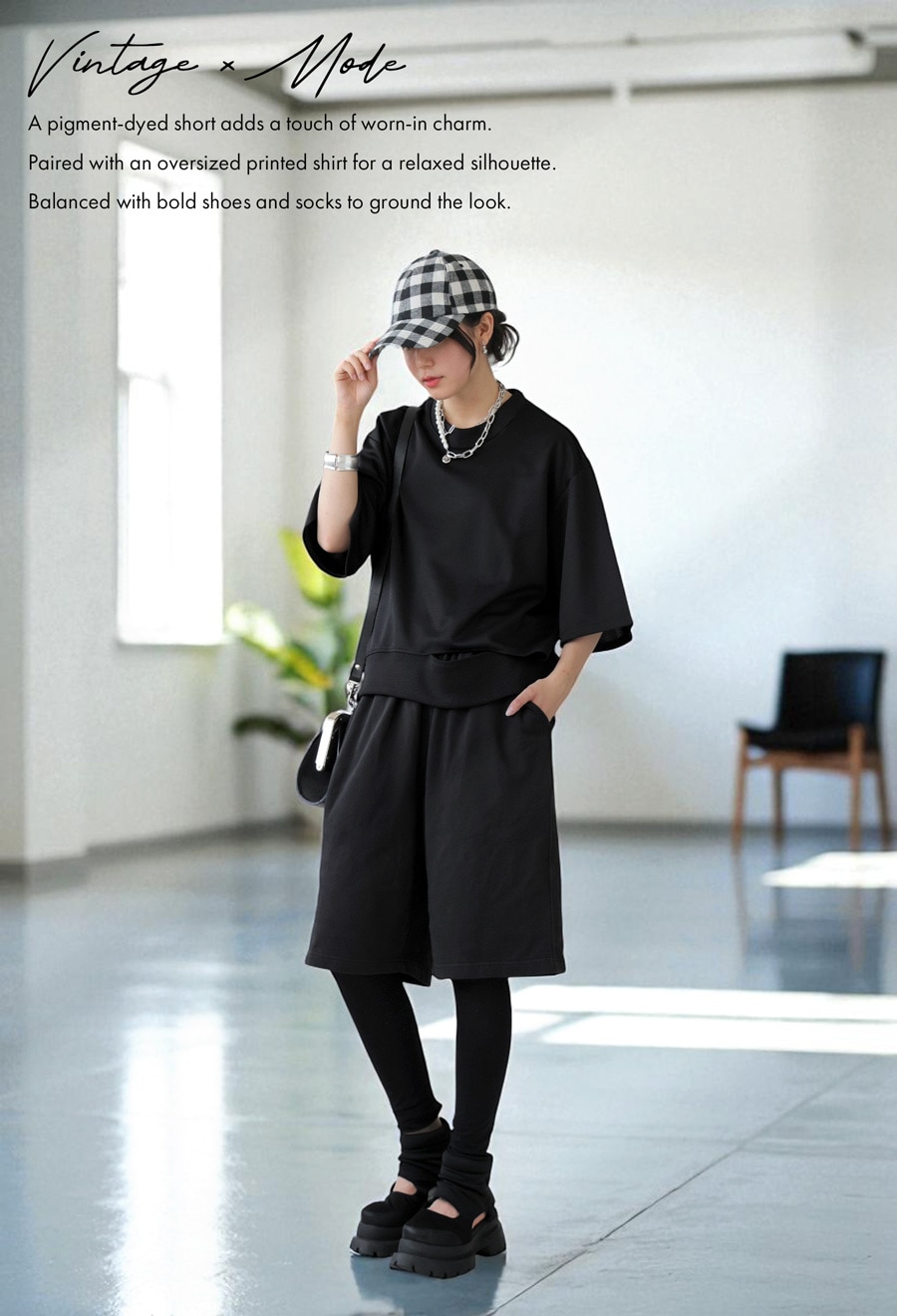 [23区] ハーフパンツ　コットン　ブラック　上品　未使用タグ付き　極美品　S 23区] ハーフパンツ コットン ブラック 上品 未使用タグ付き 極
