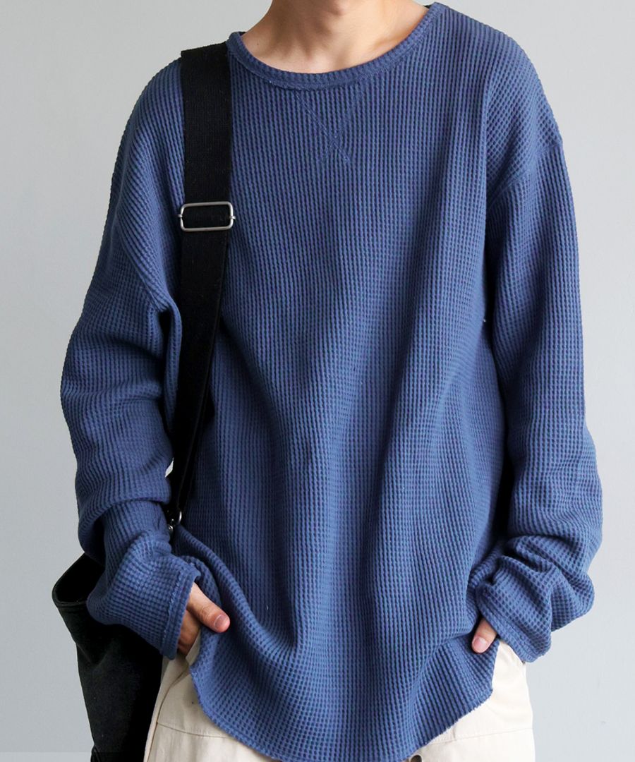 ON Climate Stretch ジッパー トップス ワッフル柄 ワッフルトップス レディース 長袖 トップス クルーネック・再入荷