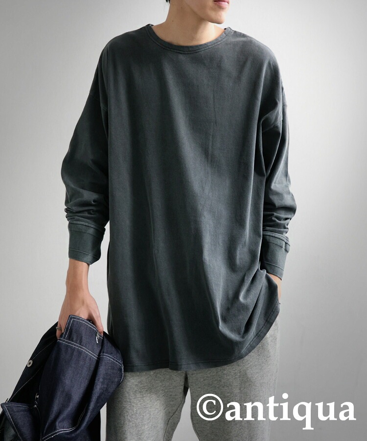 ロンT Tシャツ メンズ トップス 長袖 ゆったり 綿100・再再販。(100