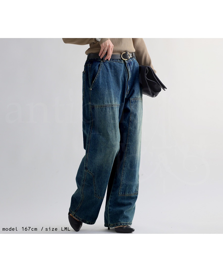 新品未使用♥アンティカ　ダブルニーデニムパンツ 4_000000023203.jpg?1703204854