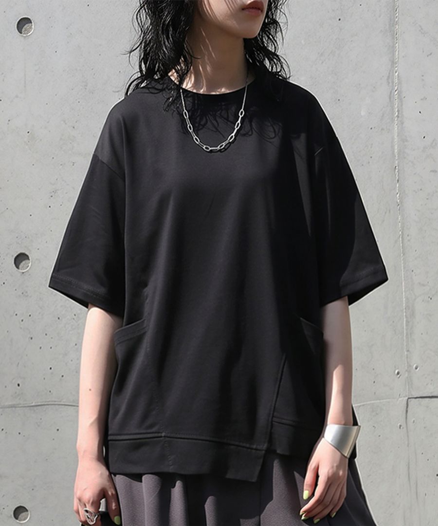 一枚で着映える大人T。 Tシャツ レディース 半袖 クルーネック