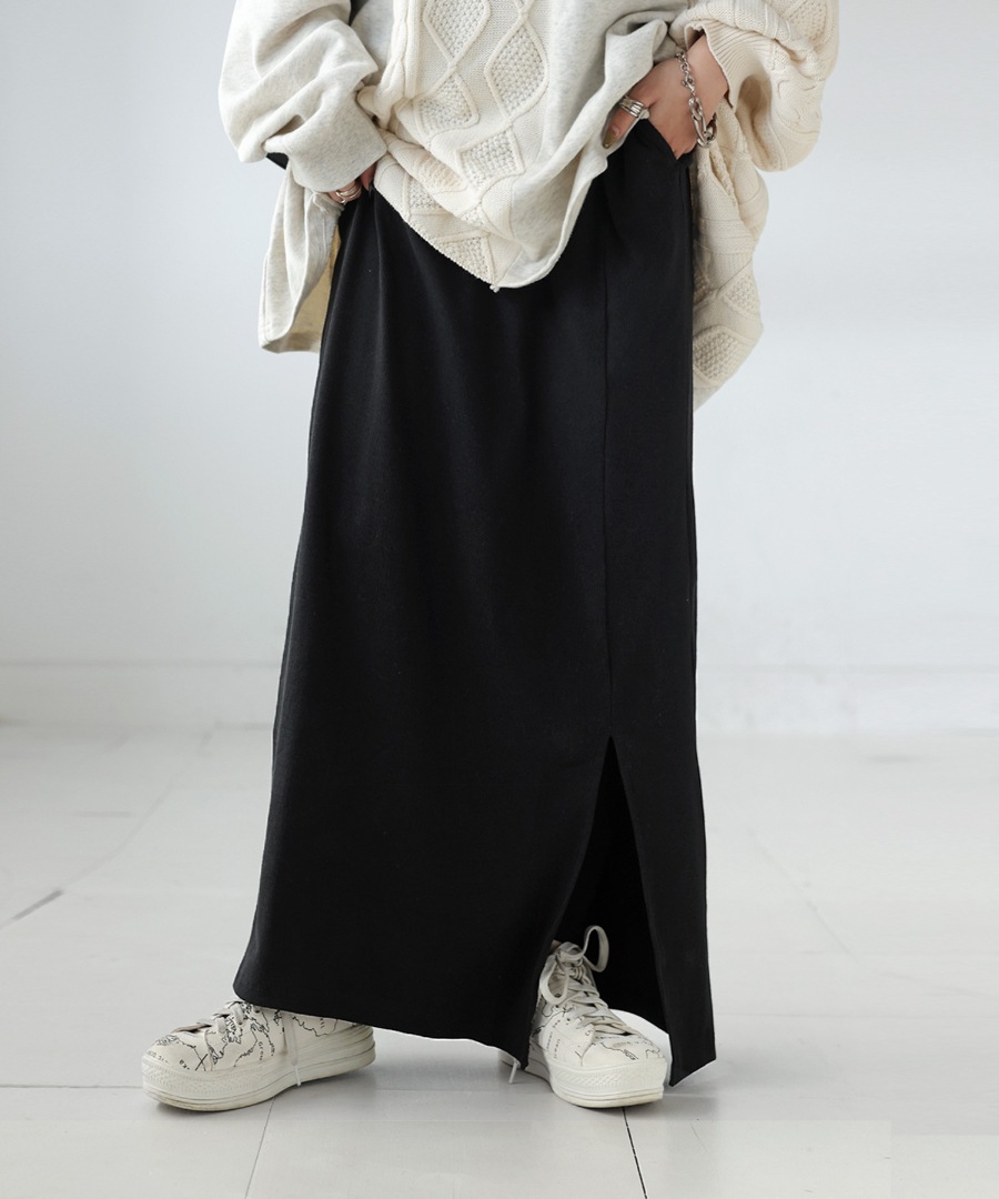 ブラックスカート様 リクエスト 2点 まとめ商品 シュッと美シリーズ リブスカート レディース スカート・(500