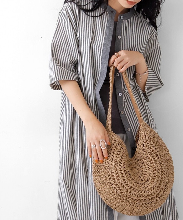 ペーパー編みバッグ レディース バッグ 鞄 ショルダー 送料無料・再