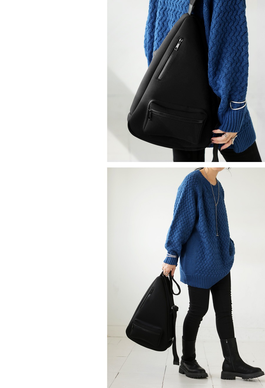 ウェットスーツ素材 ショルダーバッグ バッグ レディース 送料無料・再