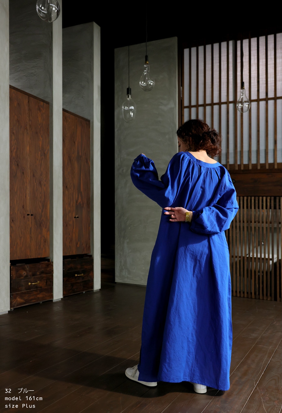 インド綿 ワンピース ワンピ レディース ロング 長袖 送料無料・再販  