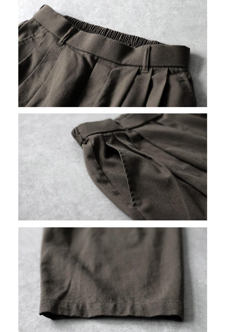 シルエットで勝つ一本。リネン混 パンツ メンズ ワイド 無地 ロング