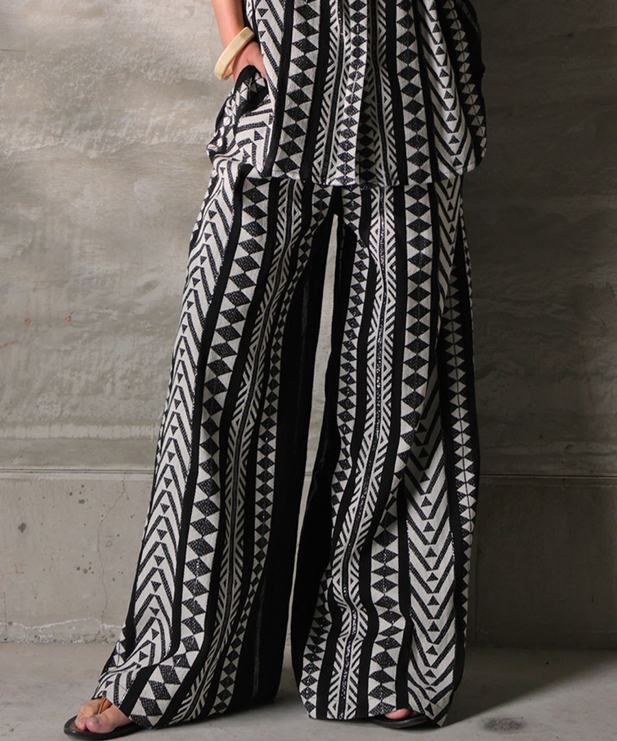 ご購入者様決定꒰ANAP꒱訳あり ワイドパンツ 青系 インド アジアン