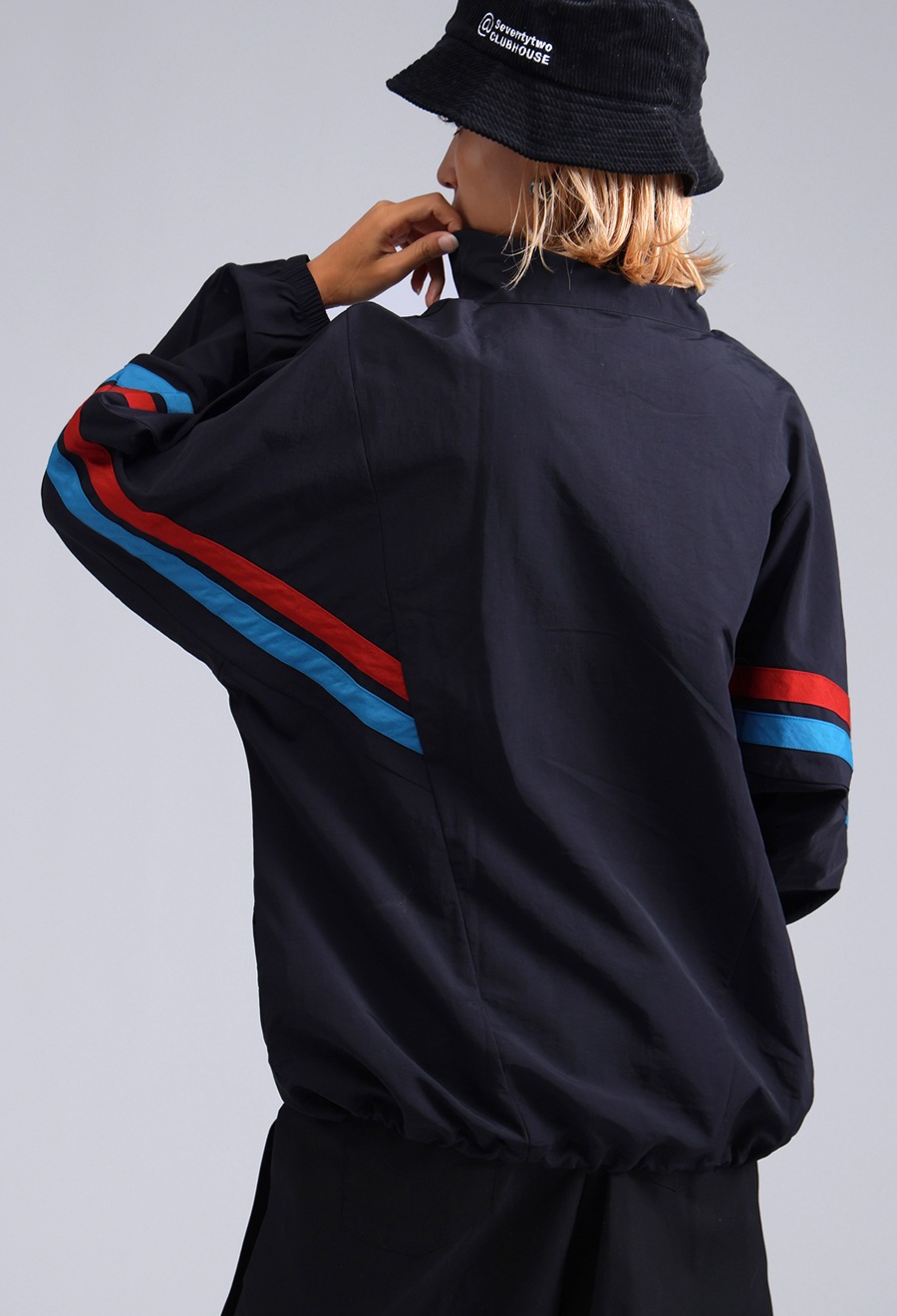ANTIQUA GOLF×STCH 配色ラインプルオーバー 送料無料・(100